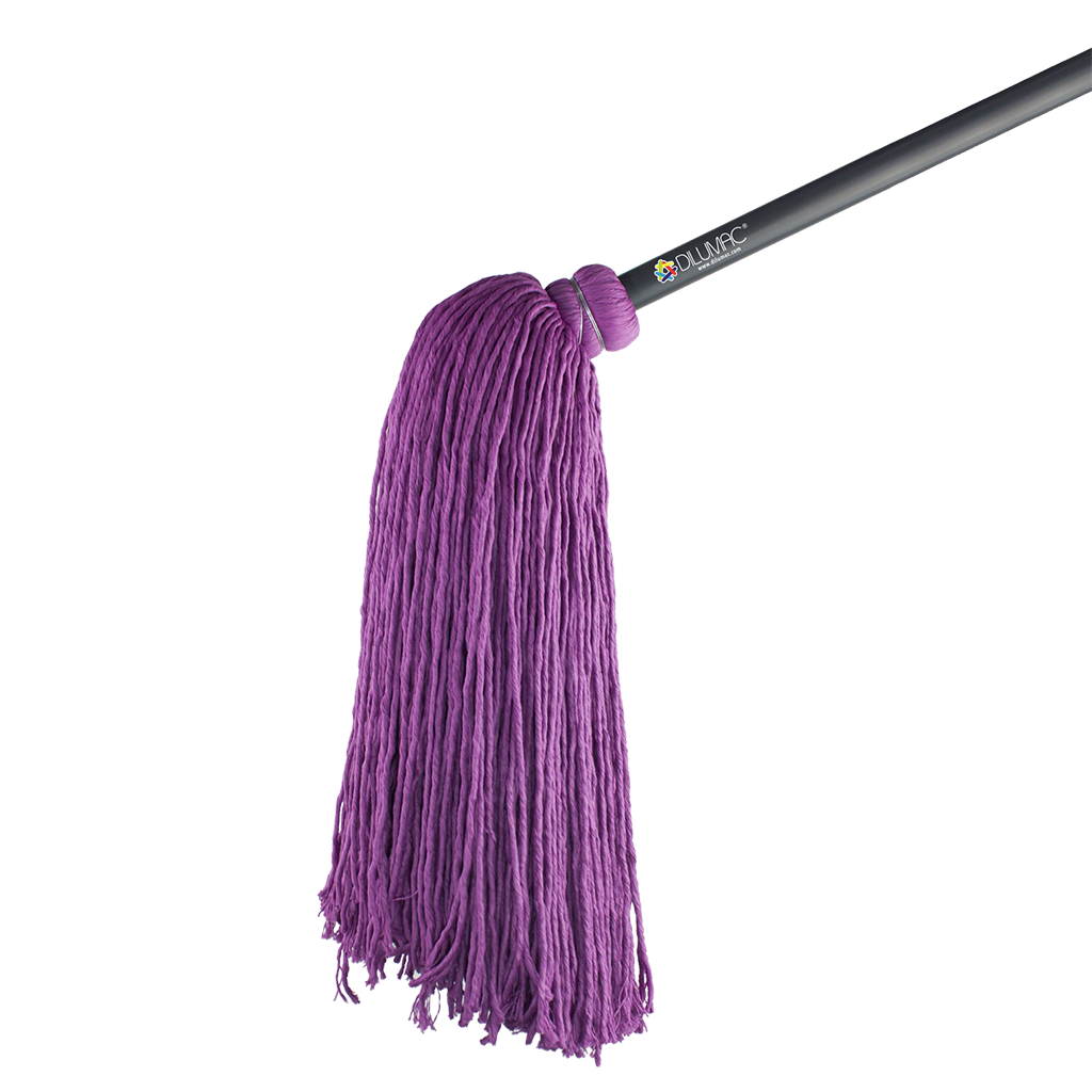 Trapeador Forjado con Bastón de Lámina Magenta