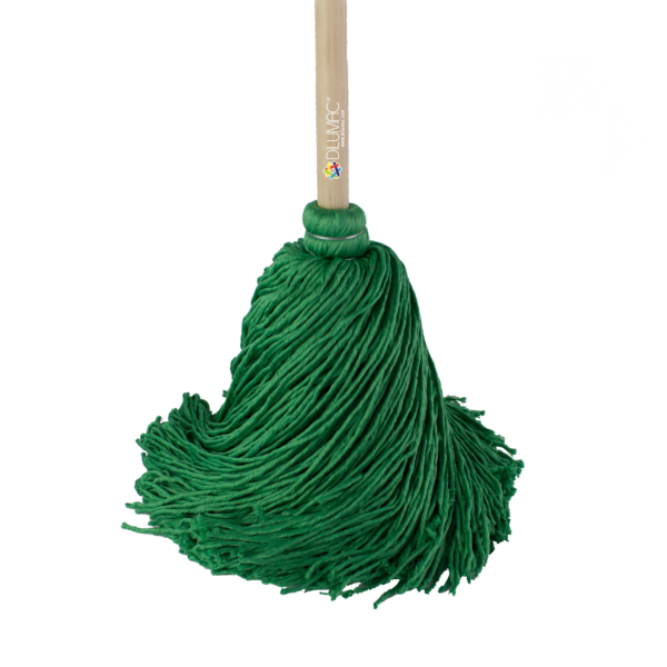 Trapeador Forjado con Bastón de Madera Herba